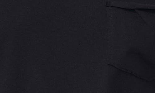 1.state Oversize Pocket Fleece Pullover In Rich Black