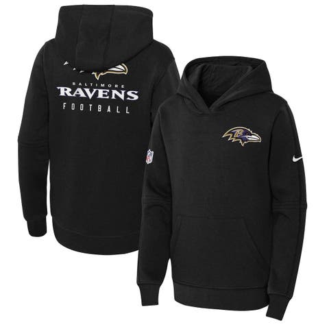 Baltimore Ravens Nike Women's 2023 Sideline Club Fleece Pullover