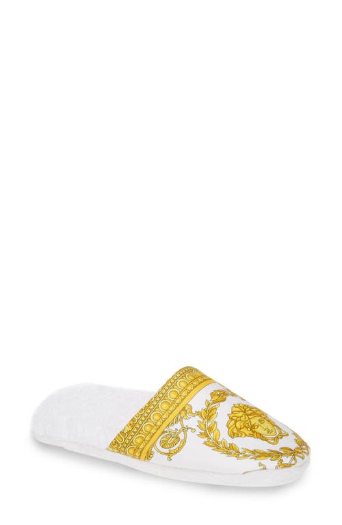 Barocco Slippers in White