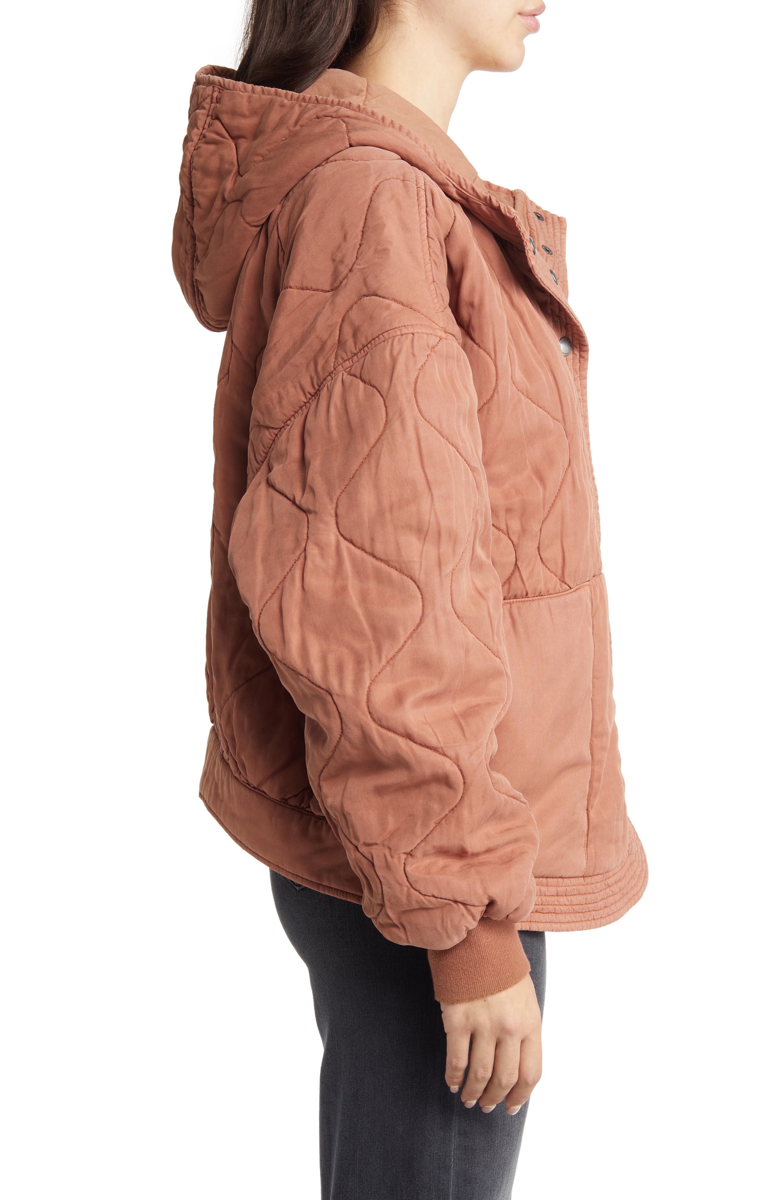 blanknyc quilted hooded jacket