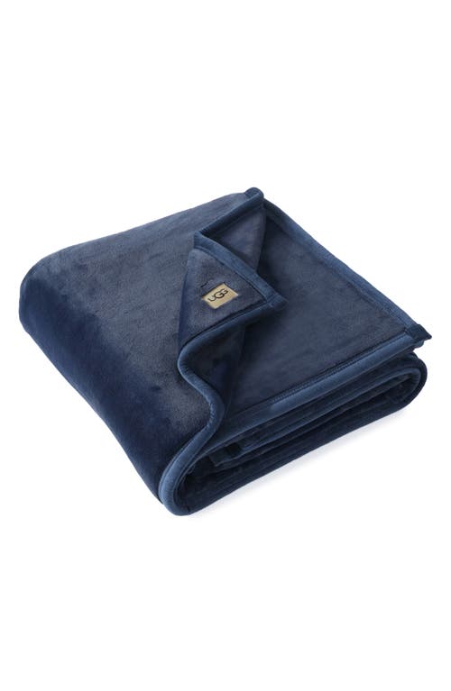 Shop Ugg(r) Coco Throw Blanket In Navy