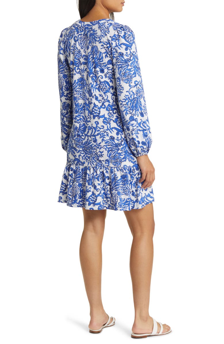 Lilly Pulitzer® Alyssa Floral Print Long Sleeve Shift Dress | Nordstrom