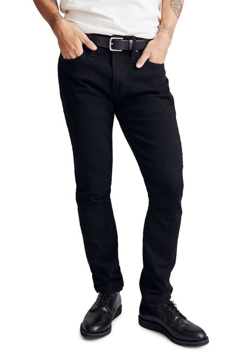 Black Athletic Fit Jeans - Panther