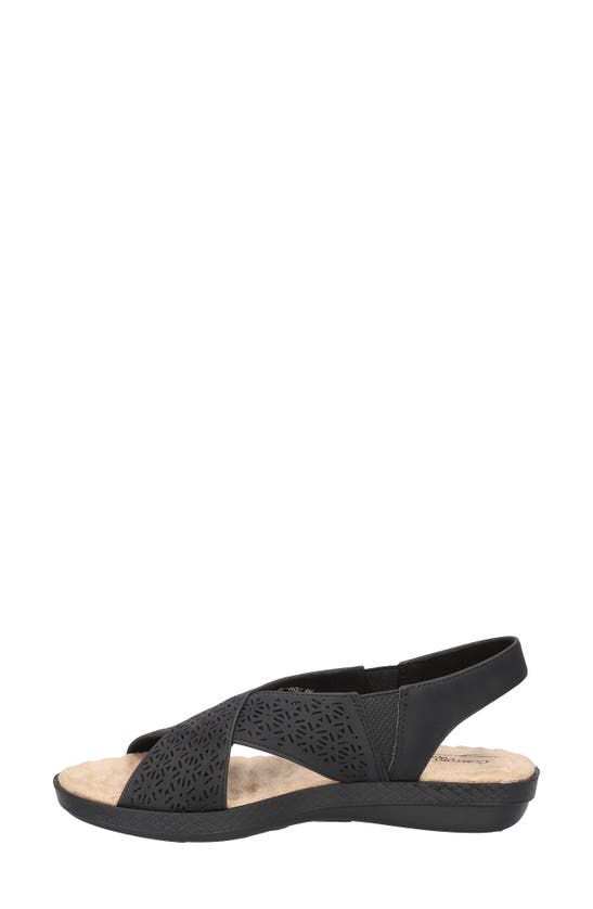 Shop Easy Street Claudia Slingback Sandal In Black