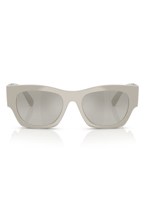 Versace Logo Sunglasses In Grey