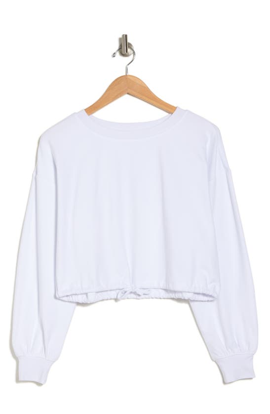 Shop Abound Cozy Time Drawstring Hem Sweater In White