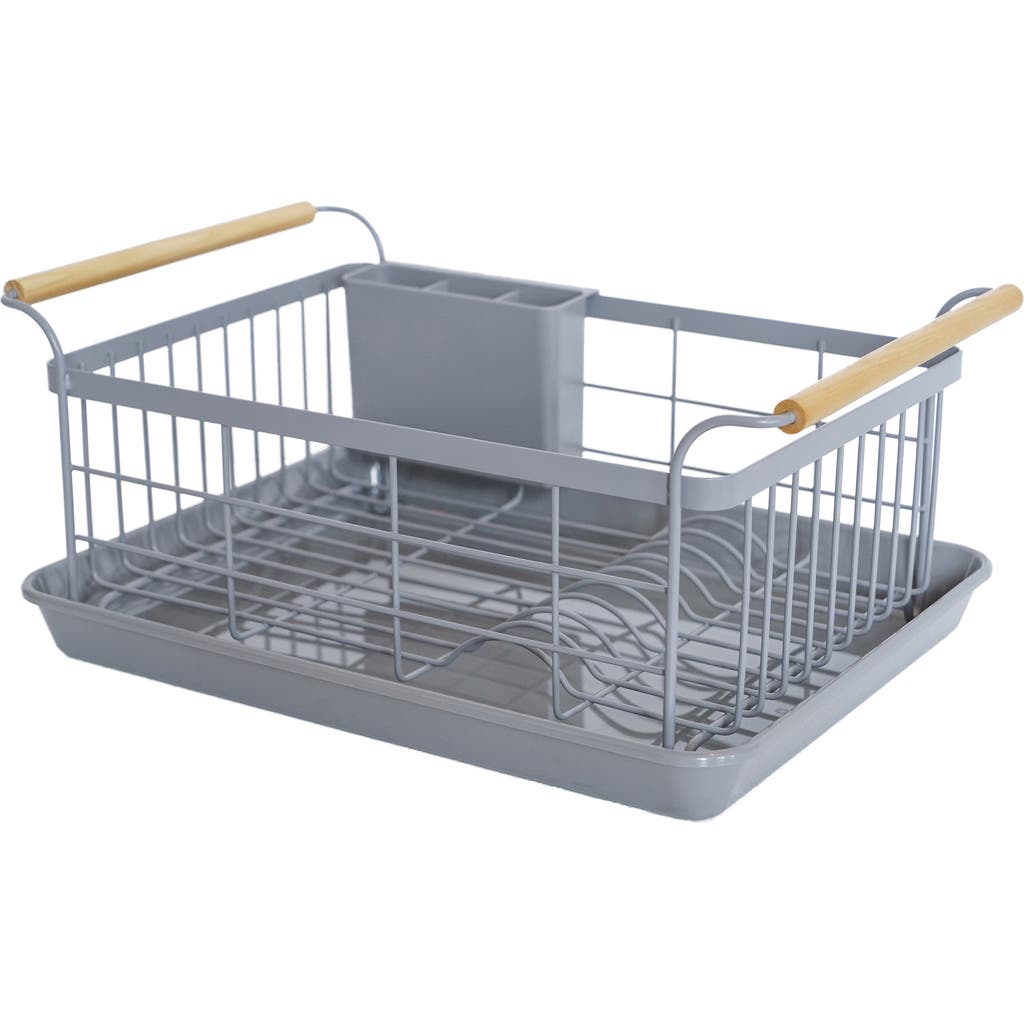 Yamazaki Tosca Dish Drainer Rack In Gray