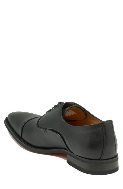 La Milano Winn Cap Toe Oxford In Black