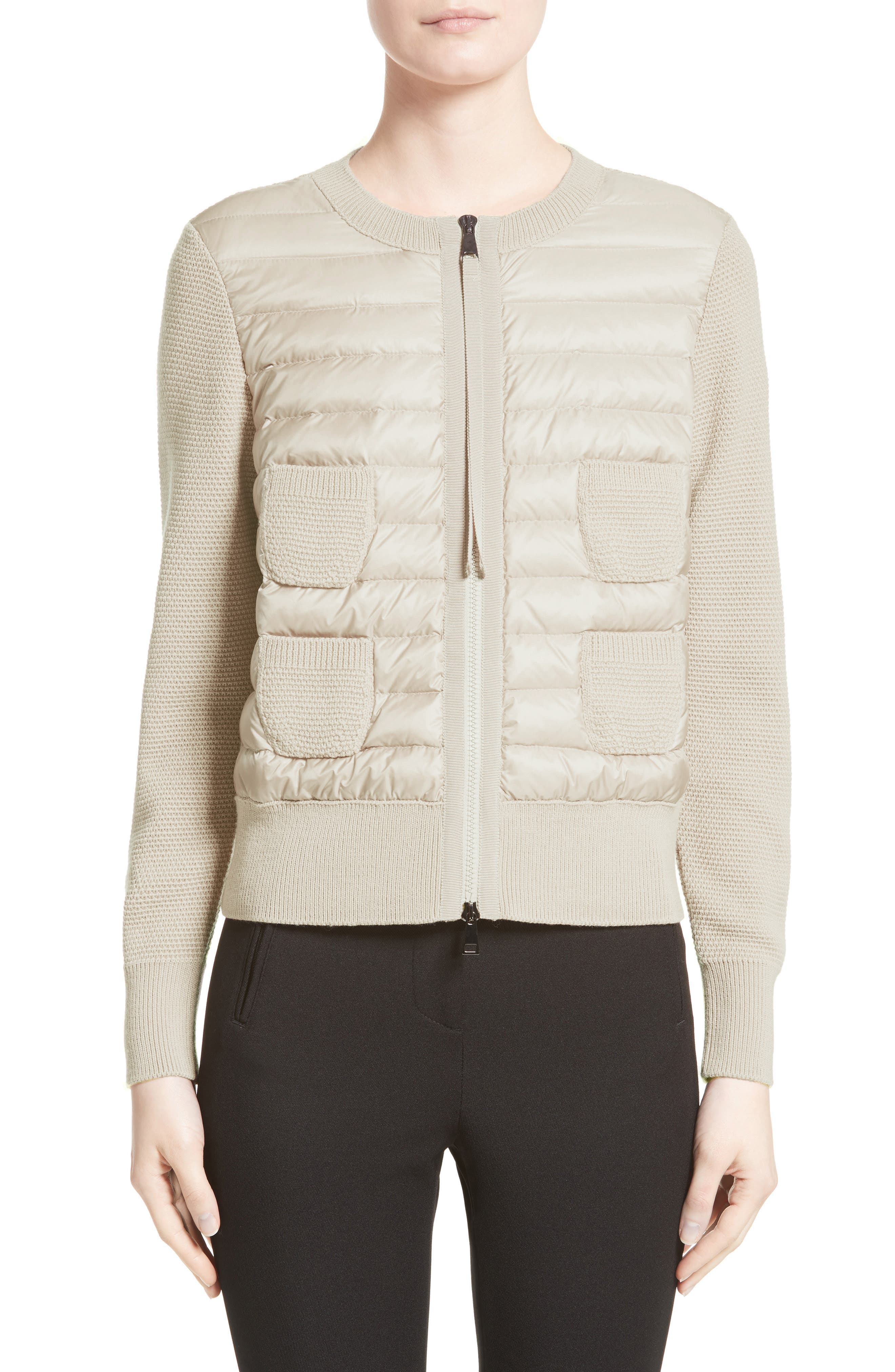 moncler knitted jacket