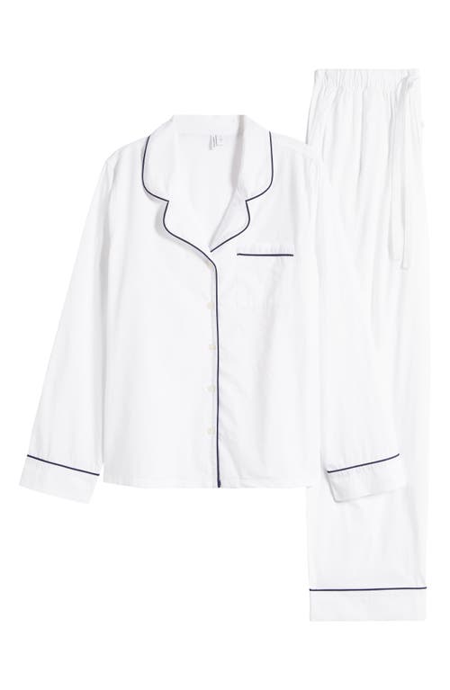 Nordstrom Cotton Pajamas In White