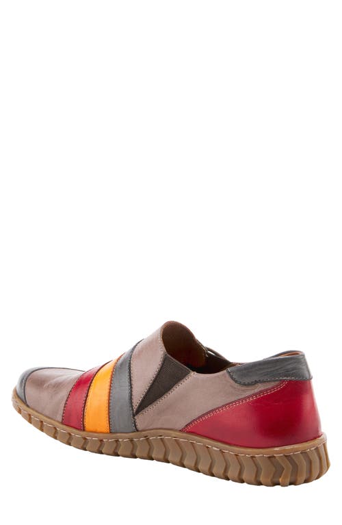Spring Step Neeta Slip-on Sneaker In Grey Multi