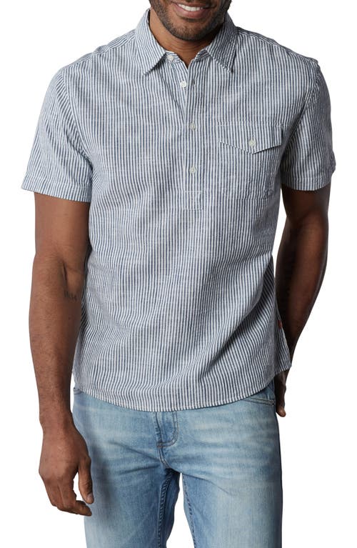 The Normal Brand Lived Short Sleeve Cotton Popover Shirt at Nordstrom,