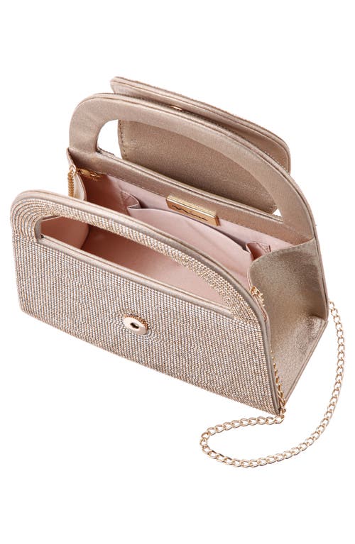 Nina Vixen Crystal Embellished Handbag In Gold