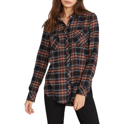 Volcom Getting Rad Plaid Top