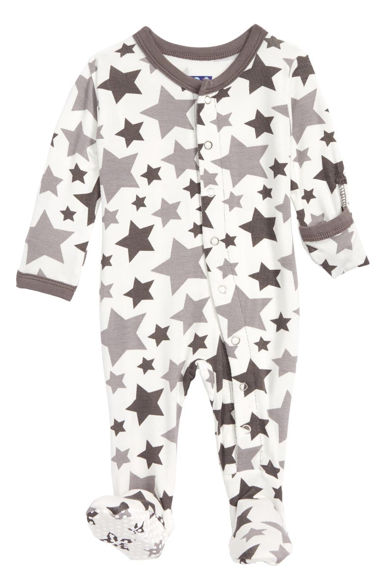 Kickee Pants Star Print Footie (Baby) | Nordstrom