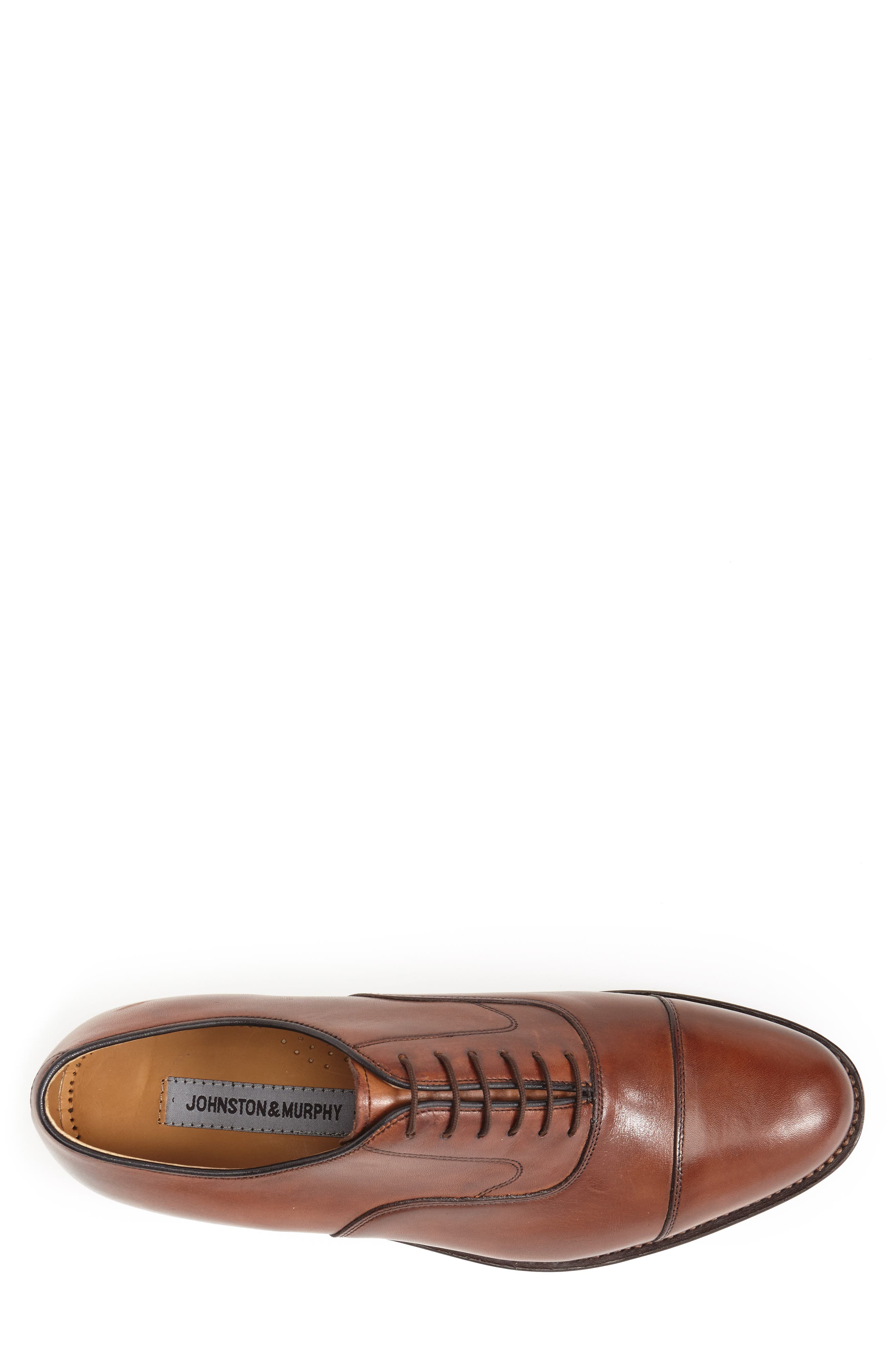 Johnston & murphy men's melton cap toe on sale oxford