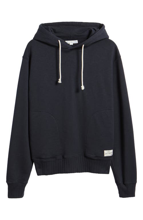 Shop Merz B Schwanen Organic Cotton Hoodie In Charcoal