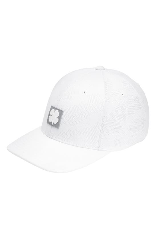 Shop Black Clover Fresh Luck 6 Trucker Snapback Hat In White