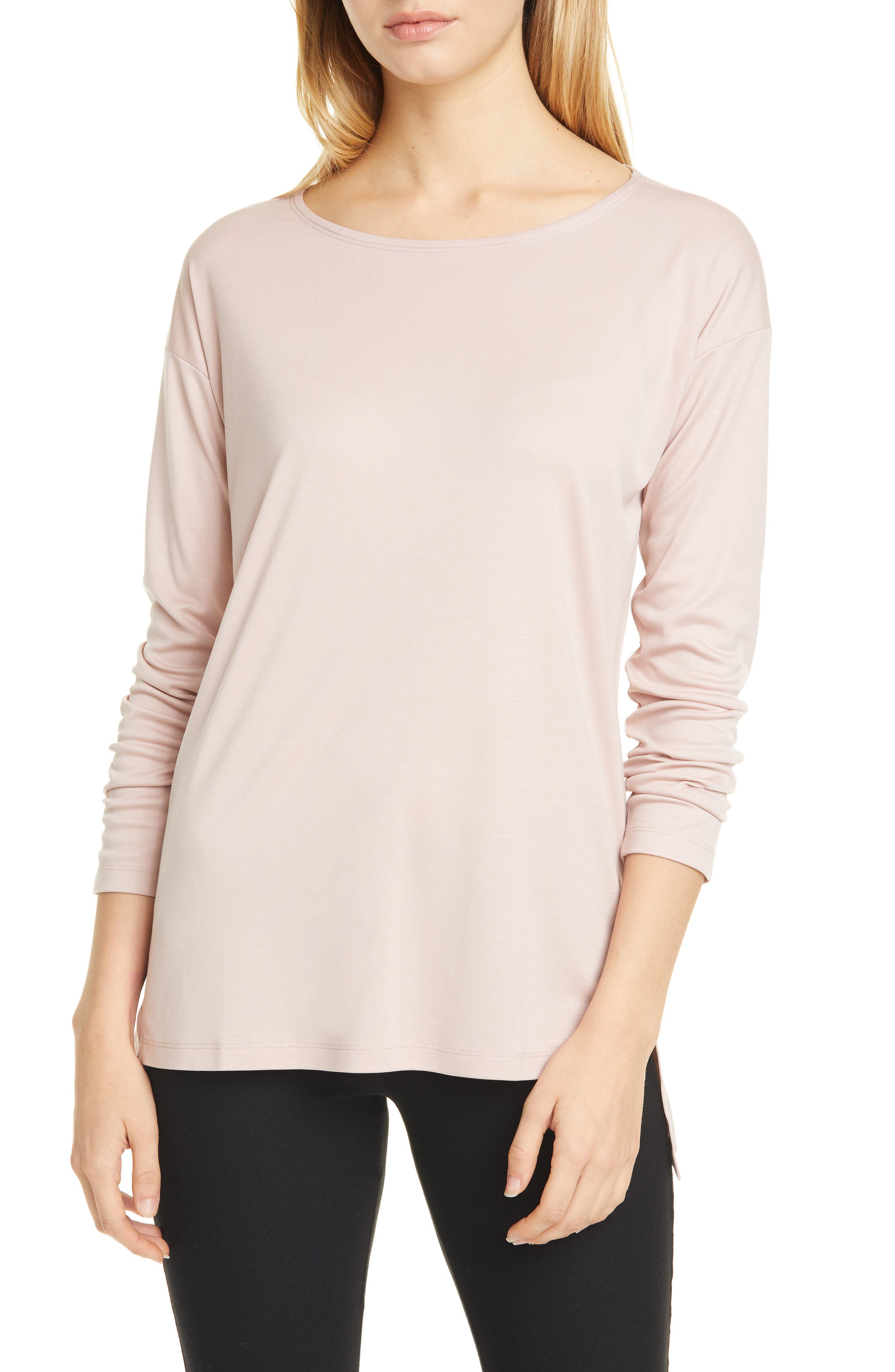 eileen fisher ballet neck top