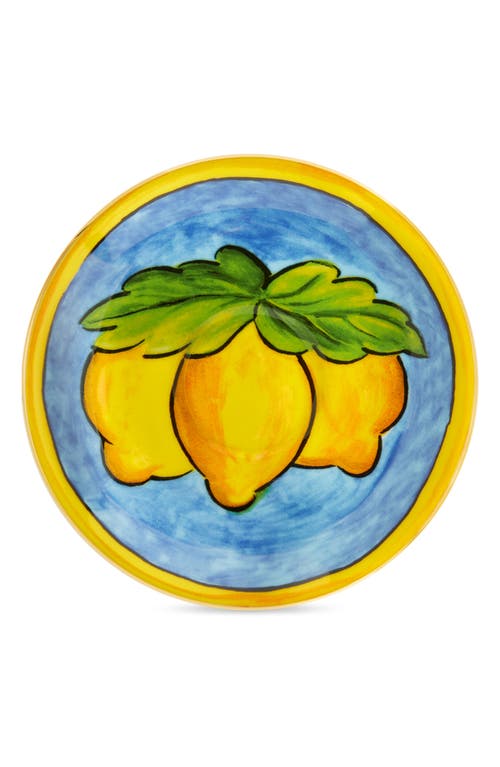 Dolce & Gabbana Dolce&gabbana Carretto Lemon Teacup & Saucer In Medium Blue