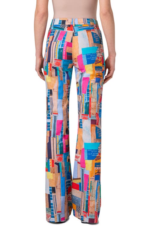 Akris Punto Skyscraper Courtney Bootcut Jeans In Multicolor
