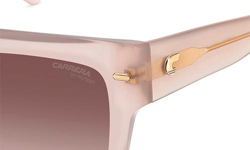 Shop Carrera Eyewear 55mm Flat Top Sunglasses In Nude/brown Gradient