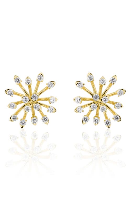 Luminus Diamond Stud Earrings in 18K Yellow Gold