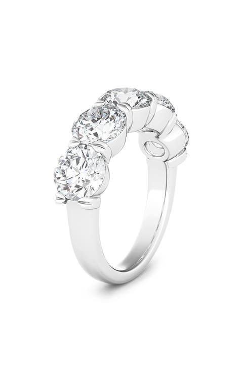 5-Stone Lab Created Diamond Anniversary Ring