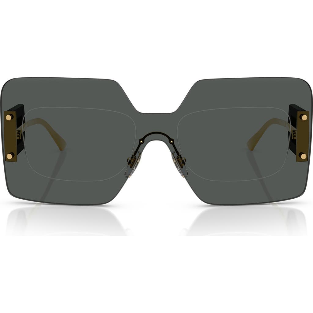 Versace 42mm Square Sunglasses In Dark Grey