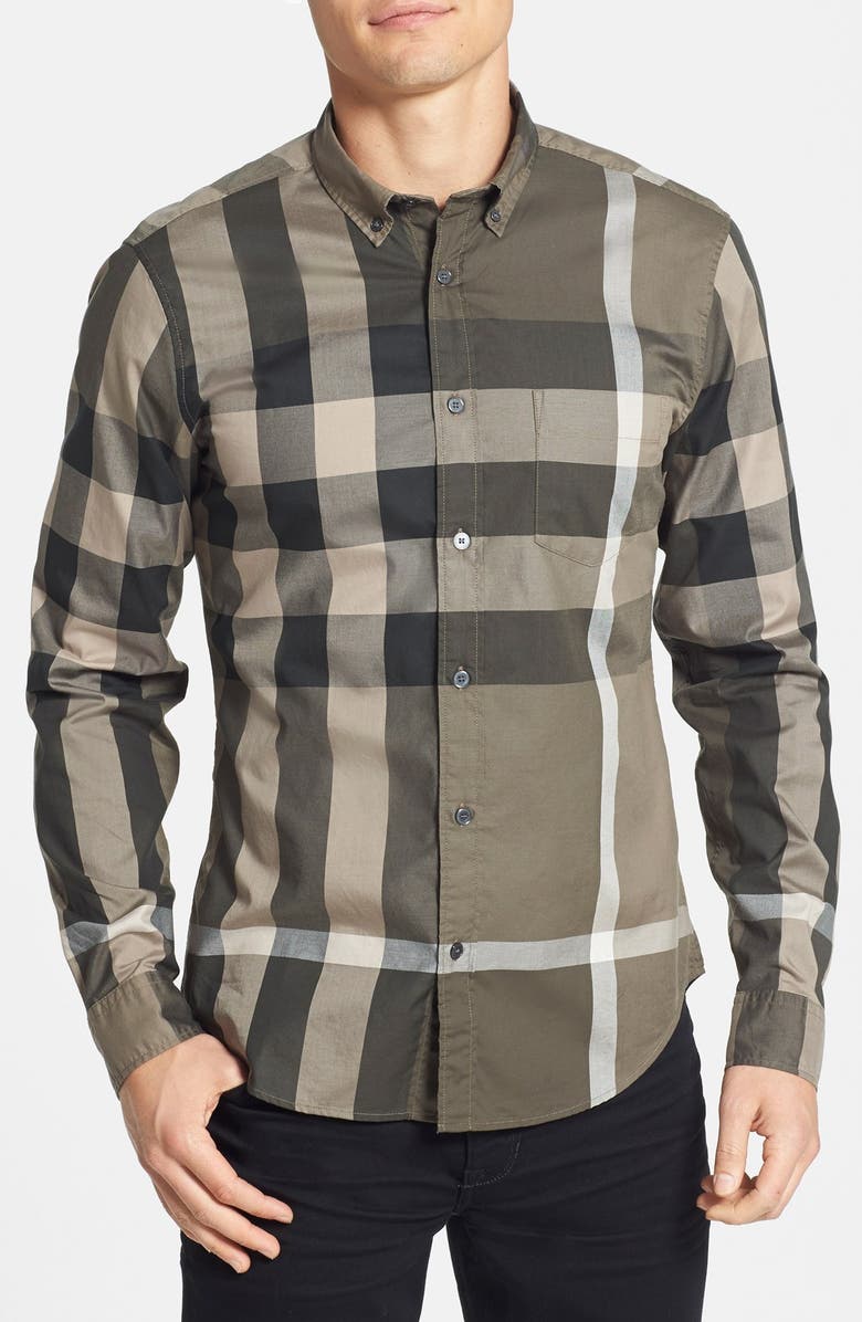 Burberry Brit 'Fred' Trim Fit Check Cotton Sport Shirt | Nordstrom