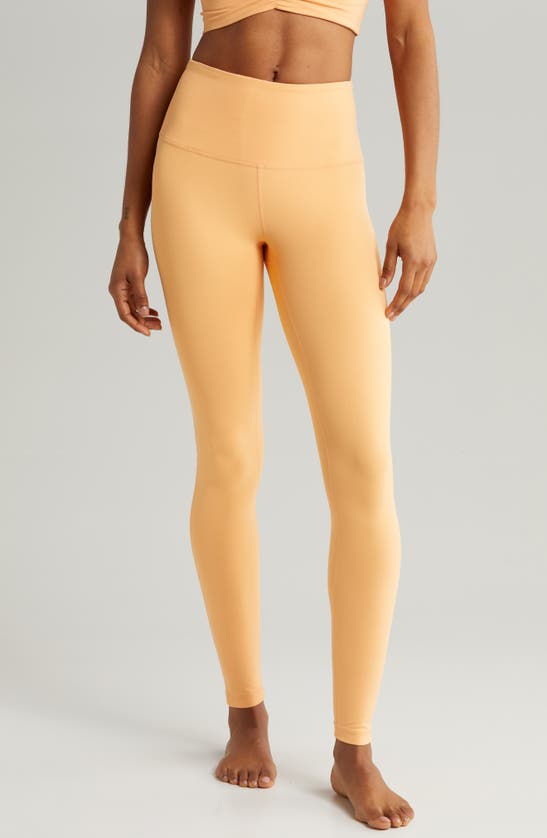 Shop Zella Live In High Waist Leggings In Coral Beads