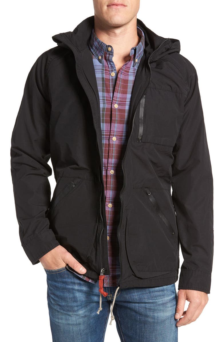 Lucky Brand 'Retro' Coated Hooded Parka | Nordstrom