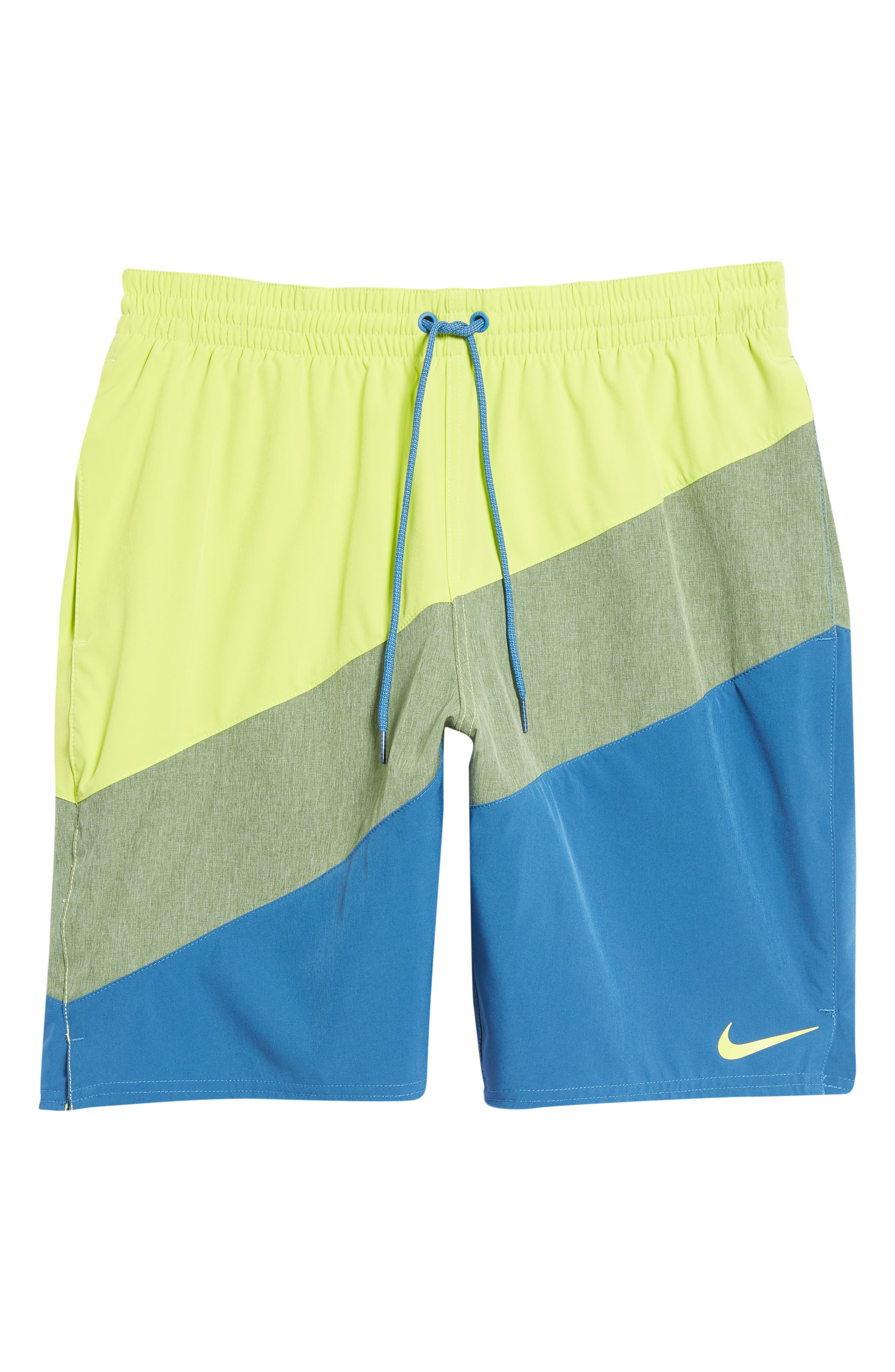 white nike swim shorts