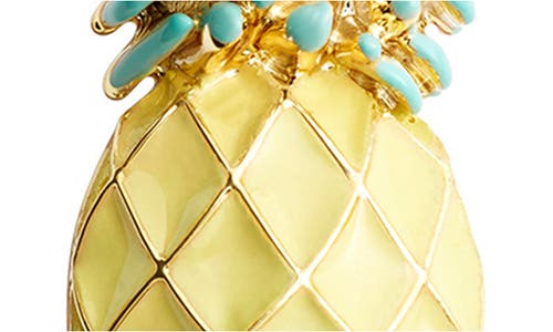 Shop Carolina Herrera The Charm Accessory In Pineapple