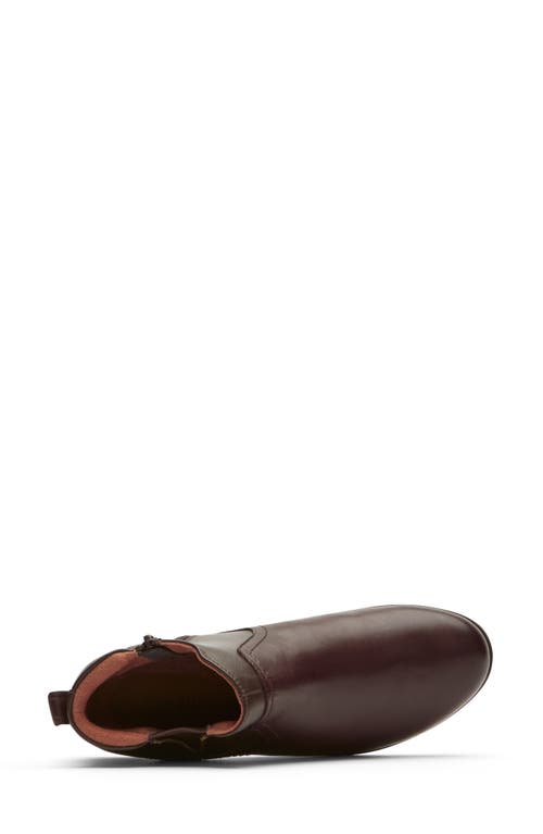 Rockport Cobb Hill Crosbie Gore Ankle Boot In Brown