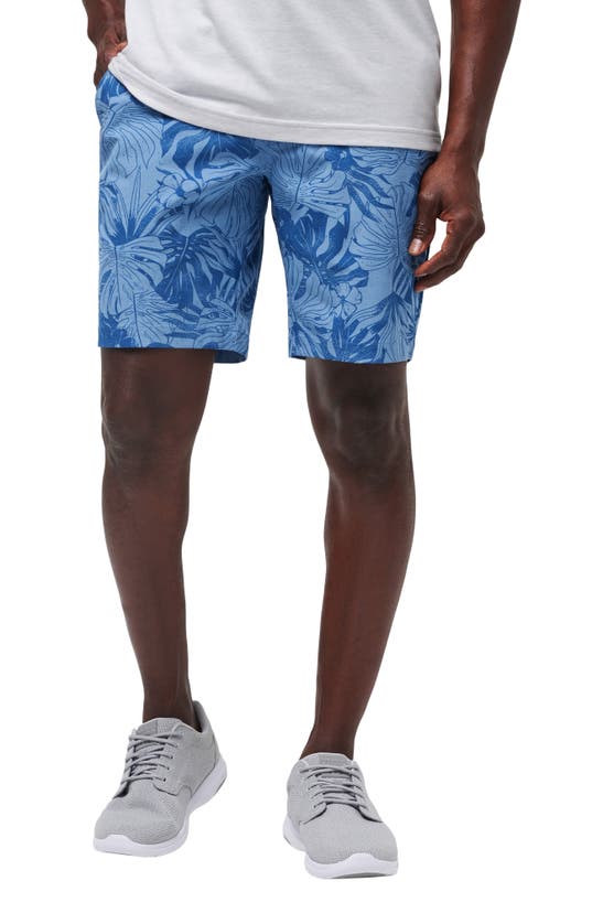 Shop Travis Mathew Travismathew Ankle Pounders Shorts In Quiet Harbor