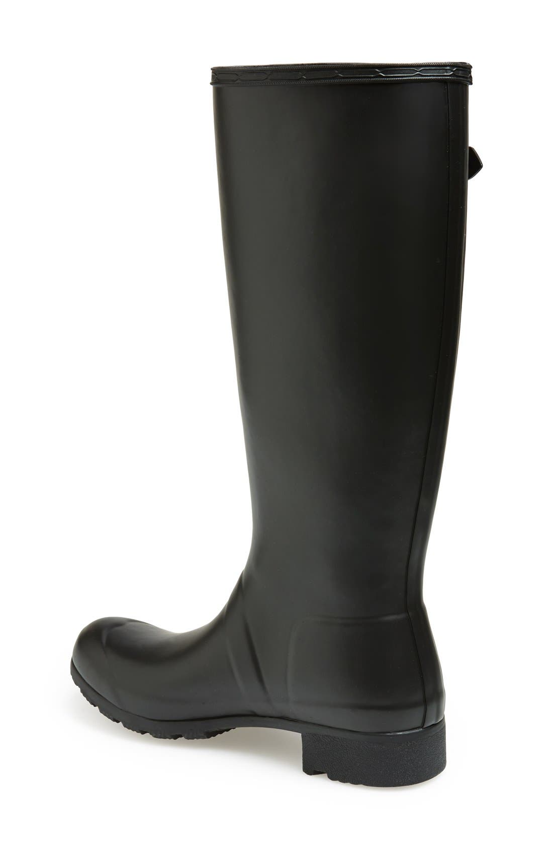 HUNTER,
                            Tour Packable Waterproof Rain Boot,
                            Alternate thumbnail 67, color,
                            002