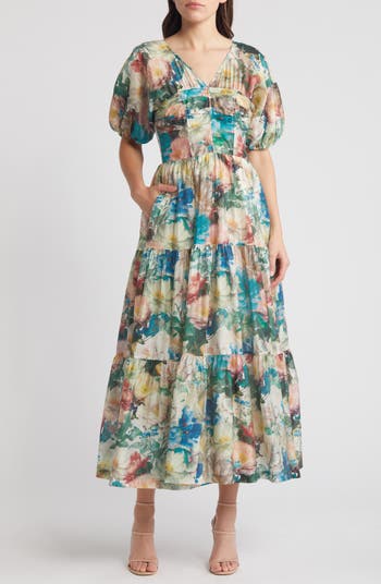 & Other Stories Floral Print Tiered Dress | Nordstrom