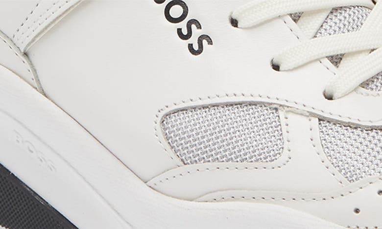 Shop Hugo Boss Boss Asher Runn Sneaker In Open White