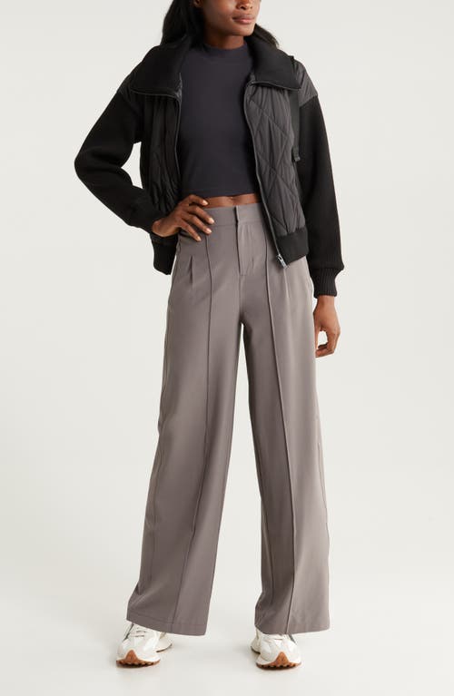 Shop Zella Impress High Waist Pants In Grey Kitten