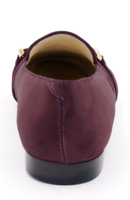 Amalfi By Rangoni Galatea Bit Loafer In New Prugna Cashmere Gold Chain