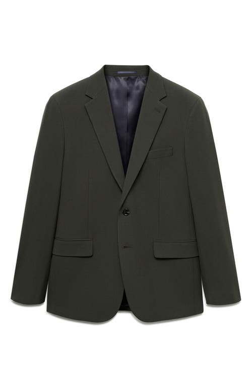 Shop Mango Slim Fit Stretch Sport Coat In Green