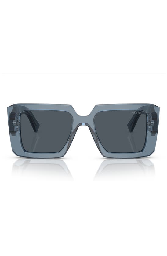 Shop Prada 56mm Square Sunglasses In Grey