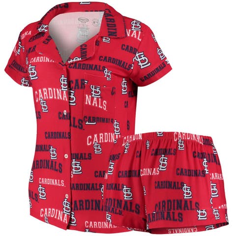Men's FOCO Red St. Louis Cardinals Ugly Pajama Set Size: Large