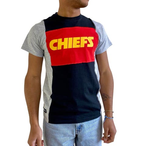 Men's Refried Apparel Black/Heathered Gray San Francisco 49ers Sustainable Split T-Shirt Size: Extra Large