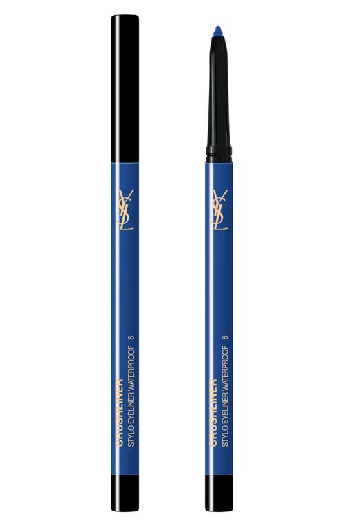 Crushliner Stylo Waterproof Long-Wear Precise Eyeliner in 6 Blue