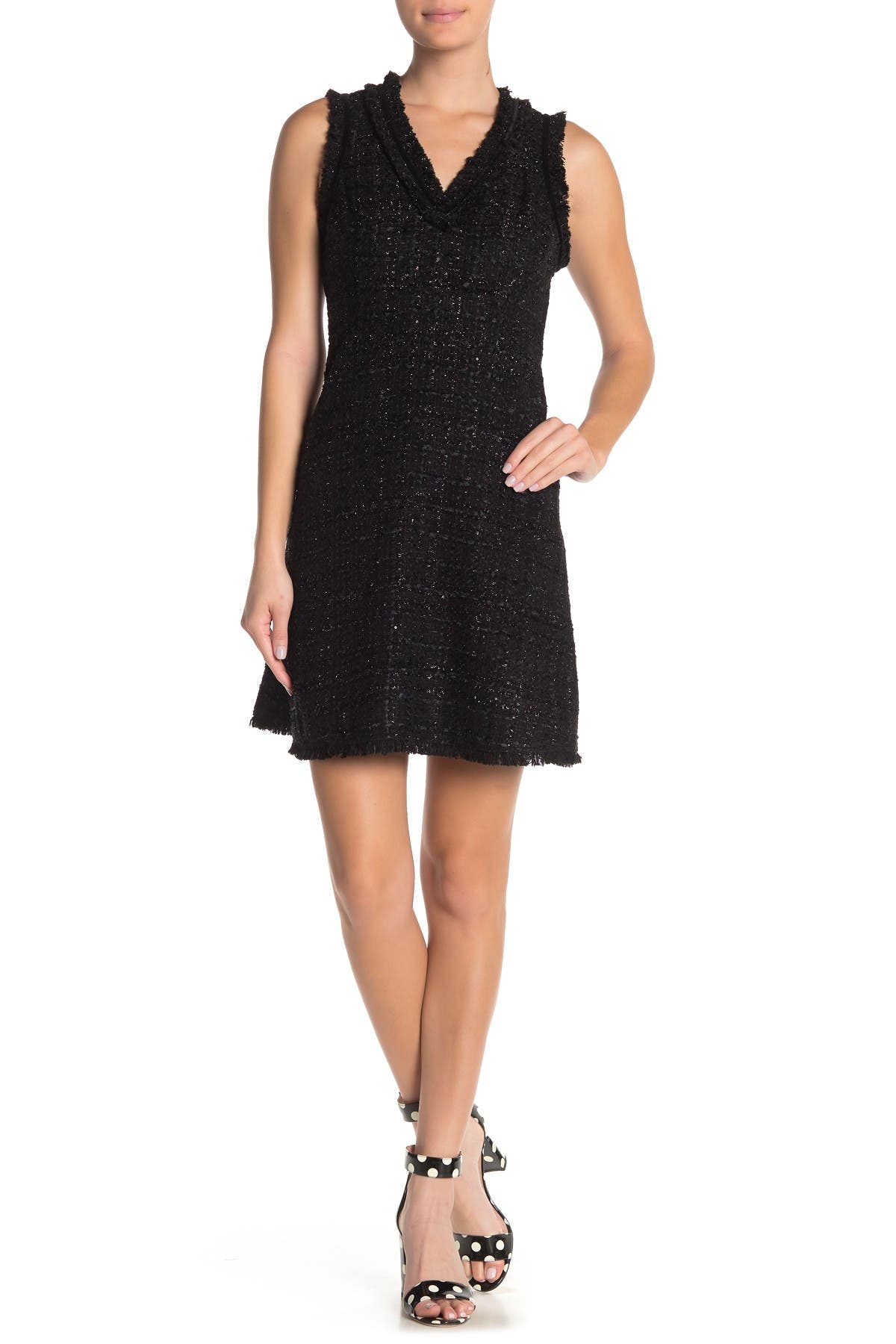 kate spade sparkle tweed dress