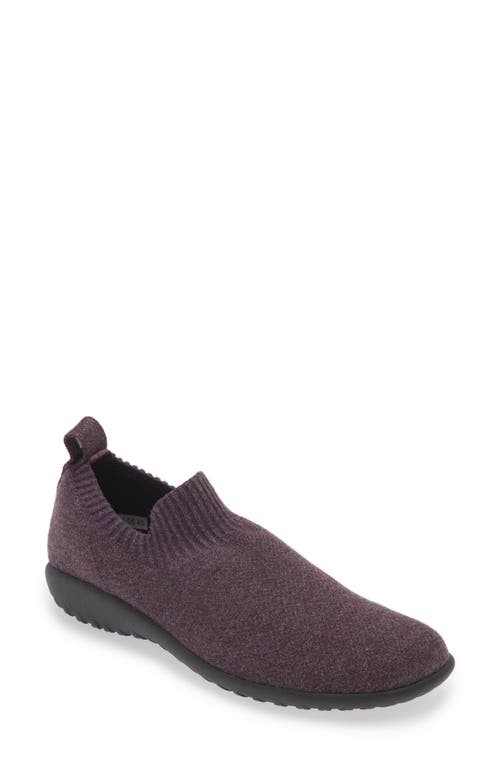 Shop Naot Nuku Slip-on Sneaker In Peacock/purple Knit