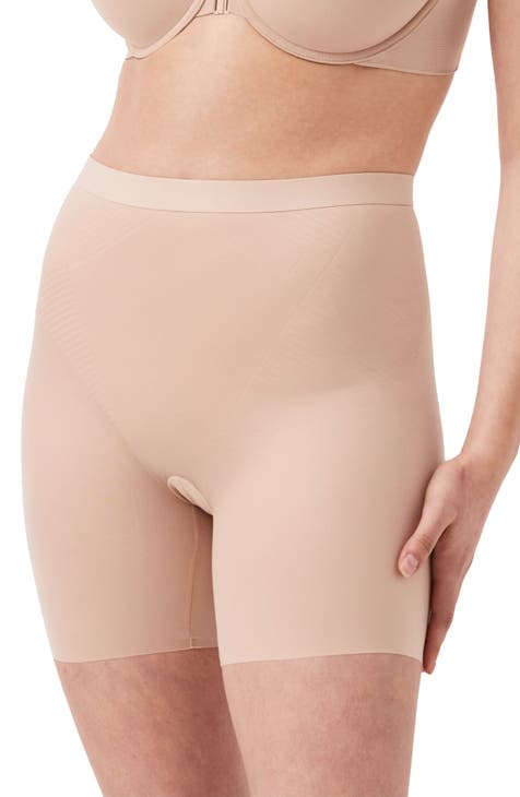 SPANX Natural-Glam Star-Power Extra-Firm Mid-Thigh Slimmer