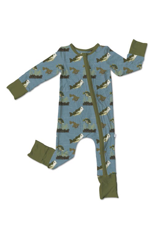 LAREE + CO LAREE + CO MALAKAI FISH PRINT CONVERTIBLE FOOTIE 